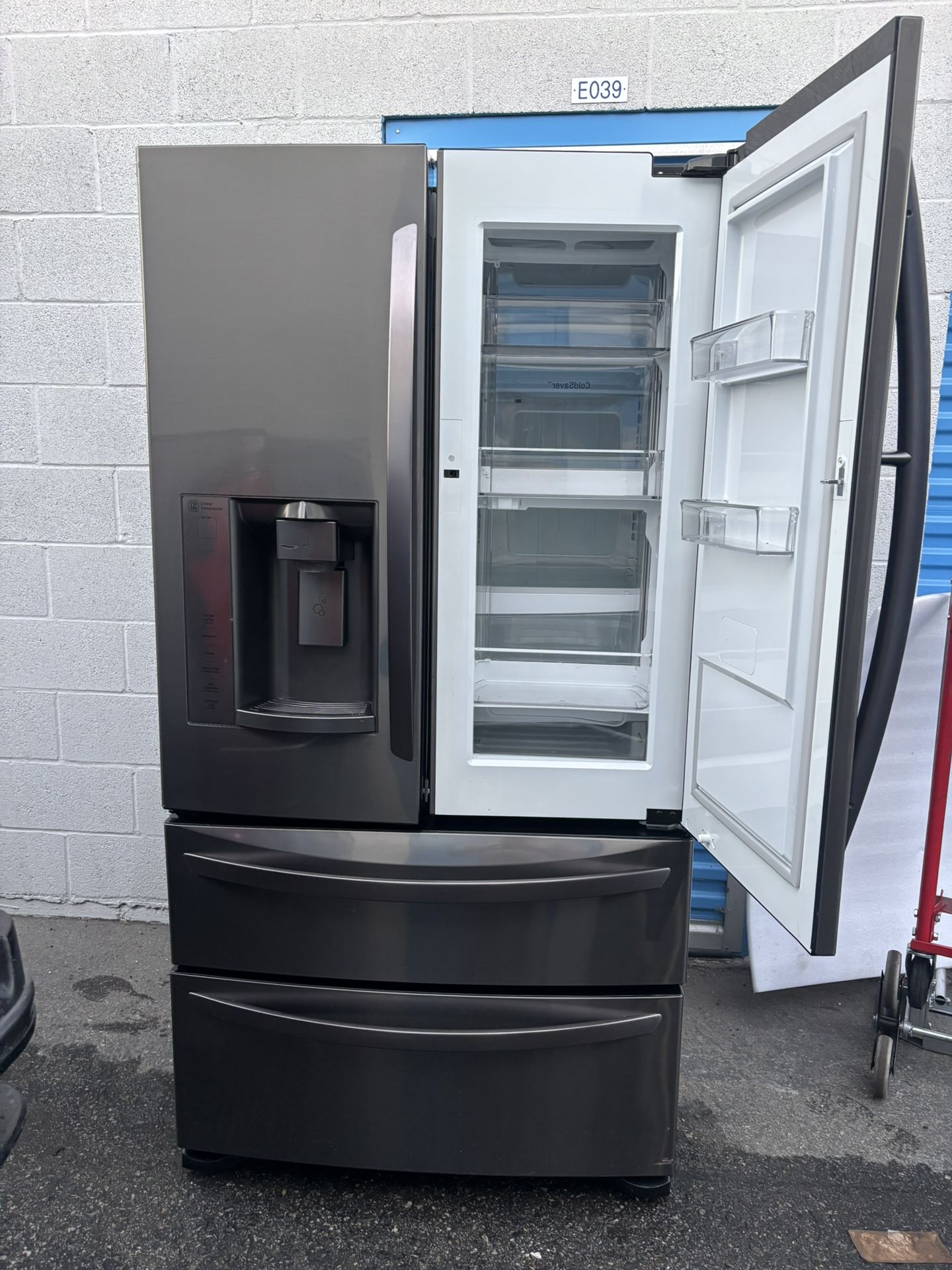 LG 36" Side by Side Refrigerator 2022 – Stainless Steel – Ice & Water – ThinQ