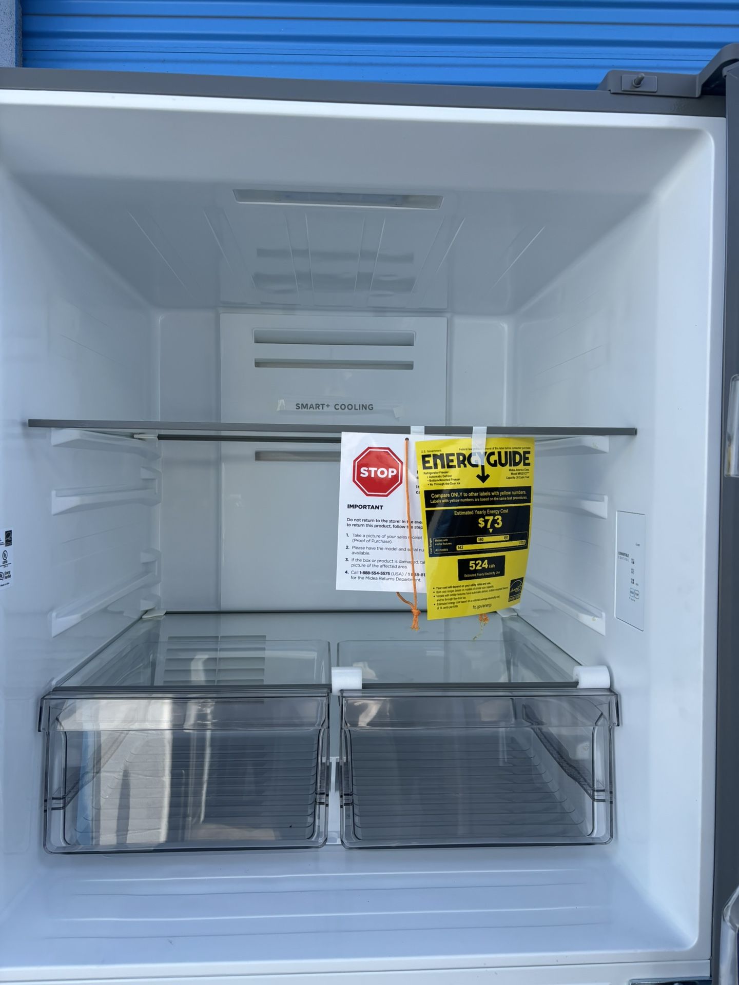 Samsung 24 cu.ft French Door Refrigerator – 36" Wide – Stainless Steel
