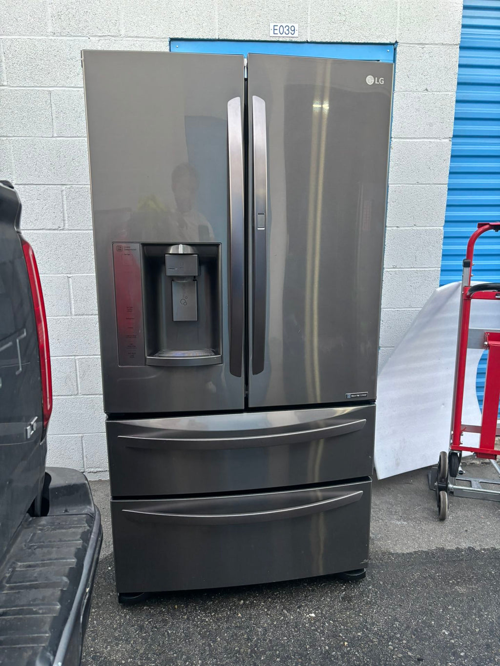 LG 36" Side by Side Refrigerator 2022 – Stainless Steel – Ice & Water – ThinQ